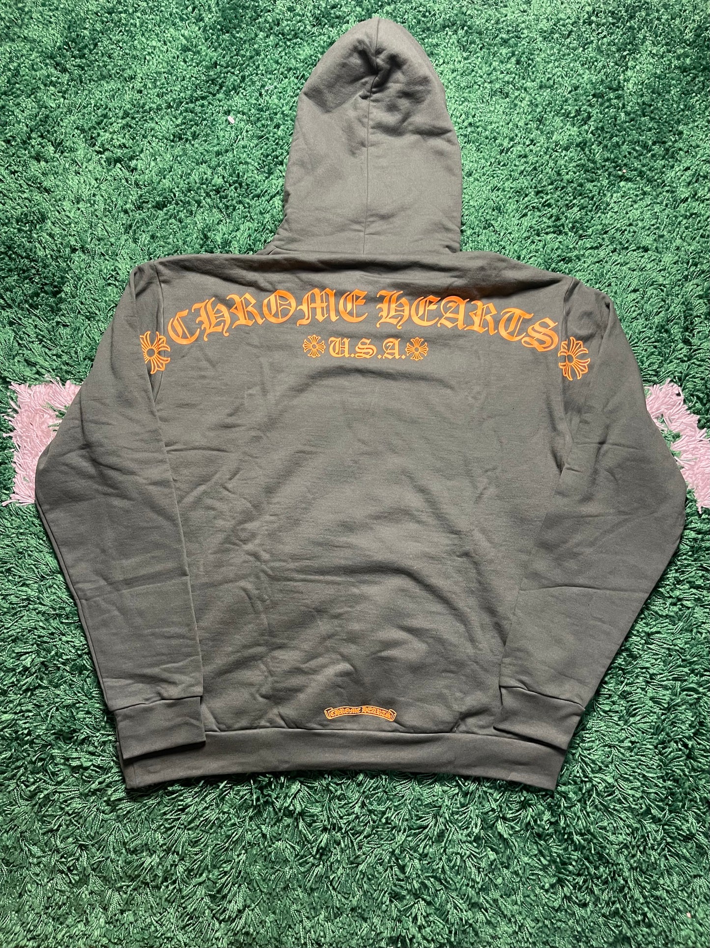 Chrome Hearts Green T Bar Hoodie