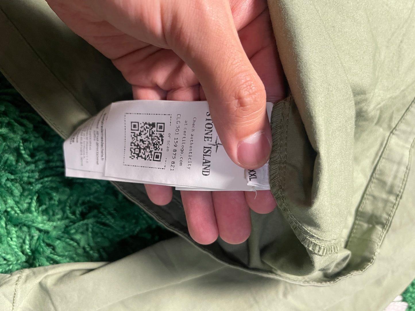 Stone Island Zip up Shirt