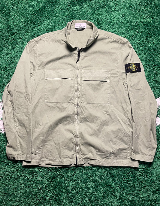 Stone Island Zip up Shirt