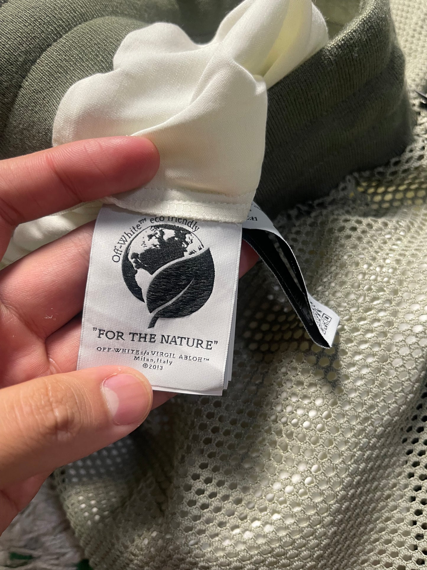 Off White Net Cargo Pants