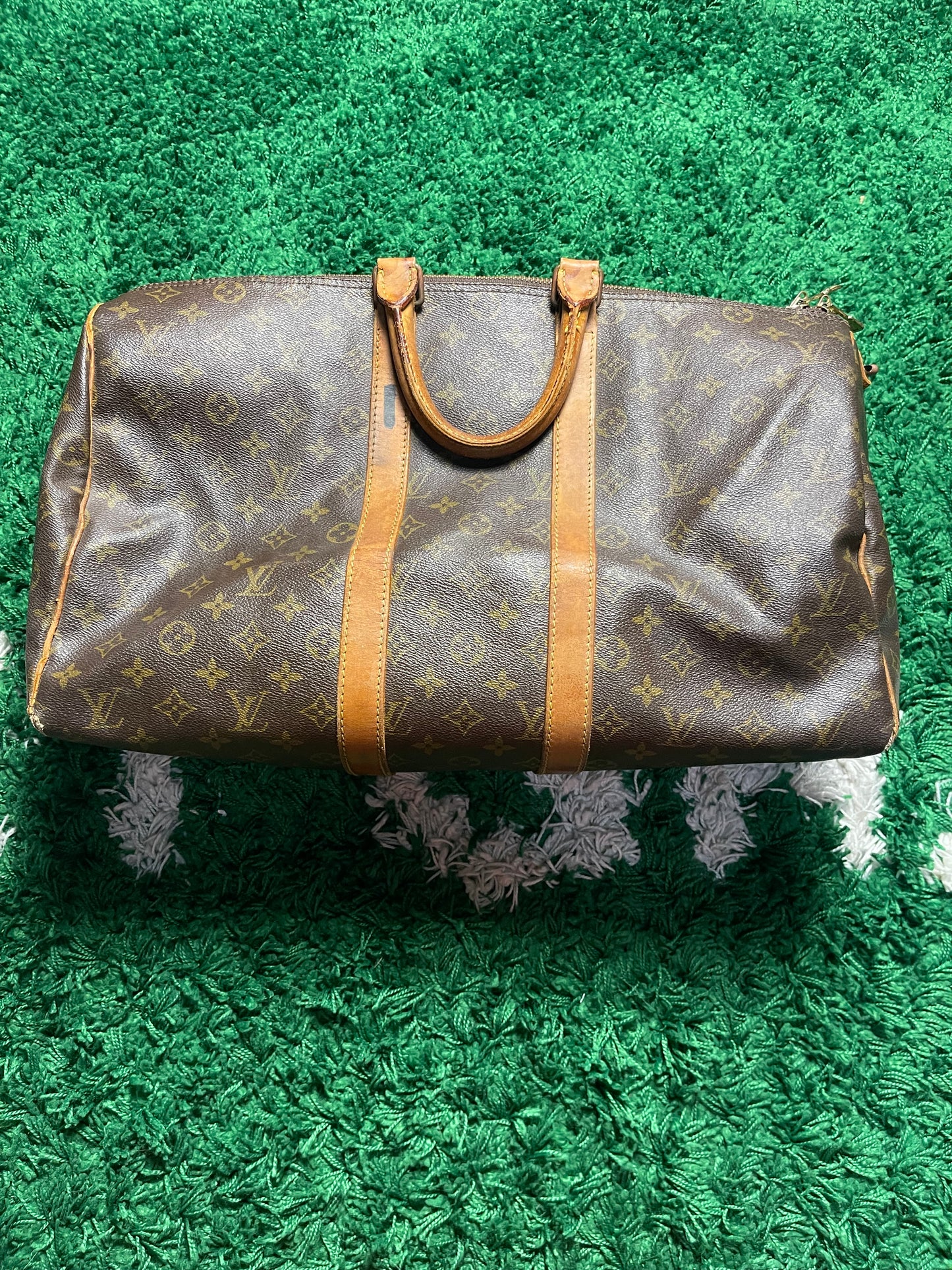 Vintage Louis Vuitton Bandouliere Duffle Bag Size 45