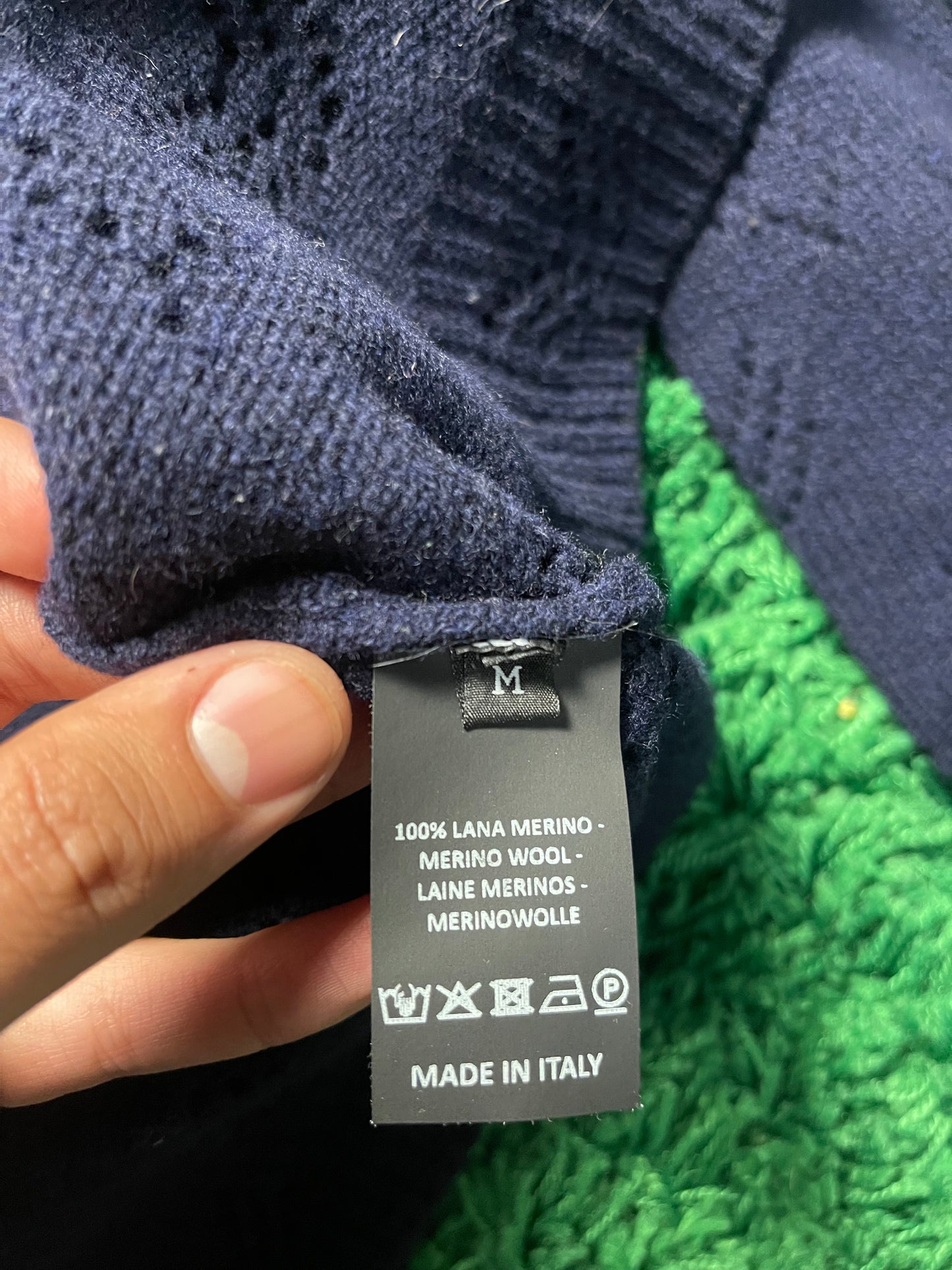 RAF Simons Smiley Face Knit Sweater