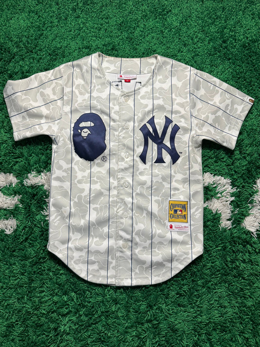 Bape Mitchell &amp; Ness Kurzarm-Baseballtrikot