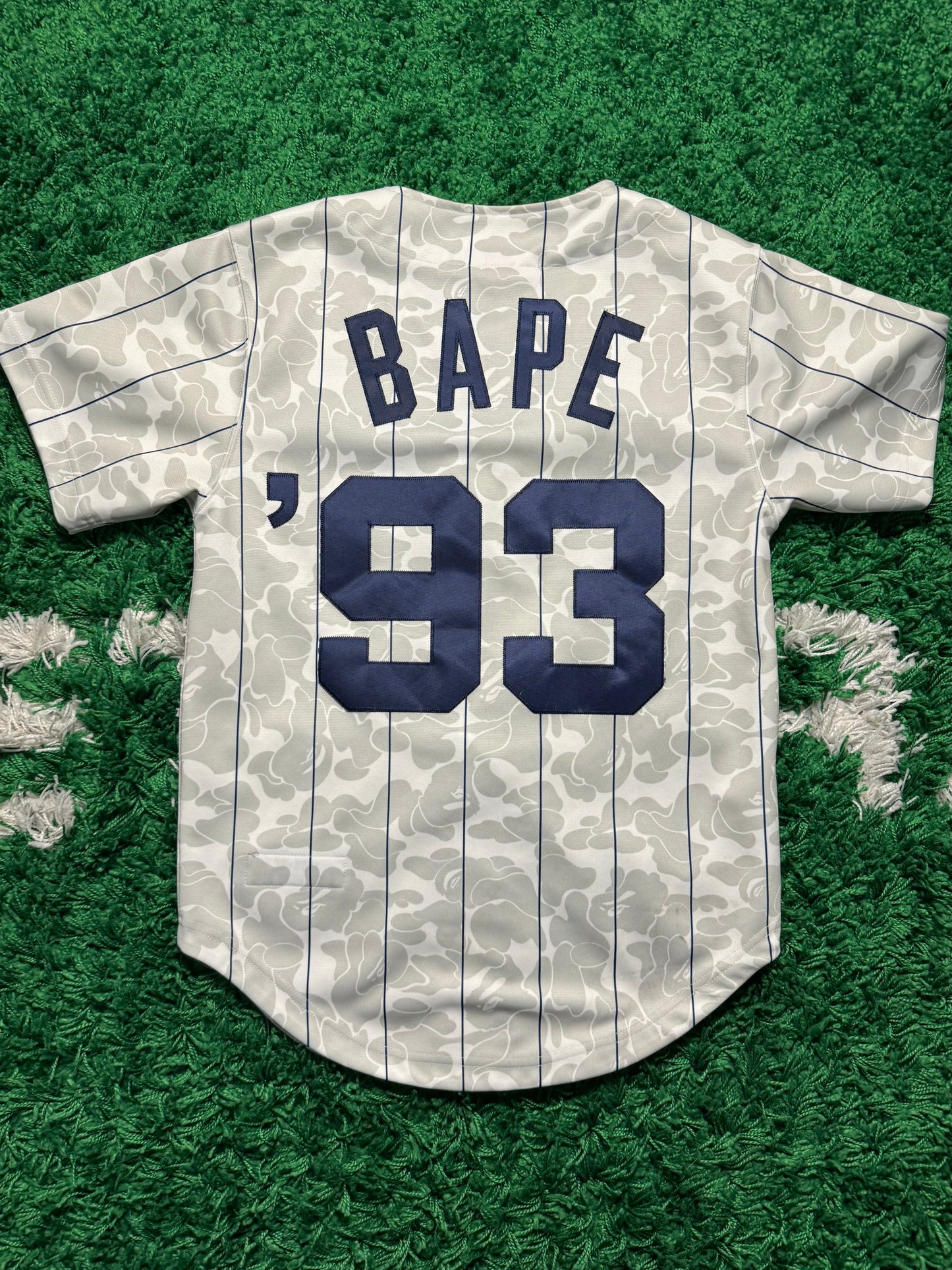 Camiseta de béisbol de manga corta Mitchell &amp; Ness de Bape